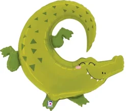 Jungle Alligator SuperShape Mylar Balloon 34" | 1ct