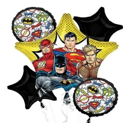 Justice League Party Balloon Bouquet | 5 pcs