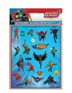 Justice League Sticker Sheet | 4ct