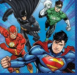 Justice League Beverage Napkins | 16ct