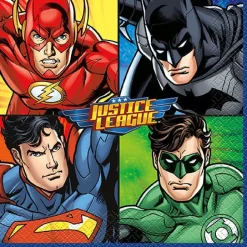 Justice League Lunch Napkins | 16ct
