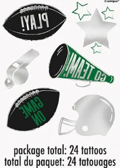 Kickoff Football Tattoos | 24ct