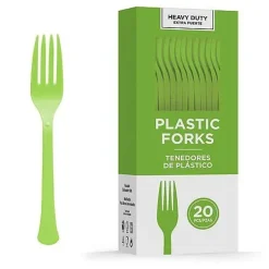 Kiwi Heavy Duty Plastic Forks | 20ct