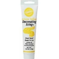 Lemon Yellow Tube Icing | 4.25 Oz.