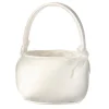 Lillian Rose Off White Satin Flower Girl Basket | 1ct