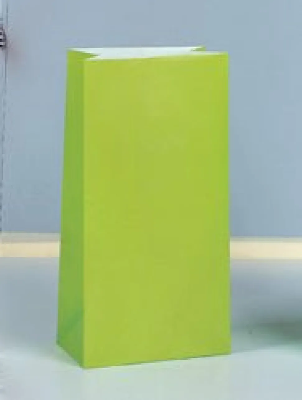 Lime Green Paper Bag | 12ct