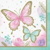 Luncheon Napkin Butterfly Shimmer | 16ct