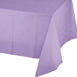 Luscious Lavender Plastic Tablecover 54x108 | 1ct