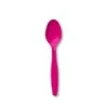 Magenta Plastic Spoons | 24ct