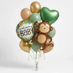 Mamma's Little Monkey Balloon Bouquet | 14pc