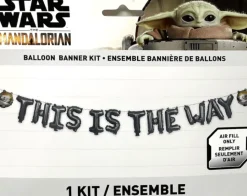 Mandalorian Balloon Banner | 1ct