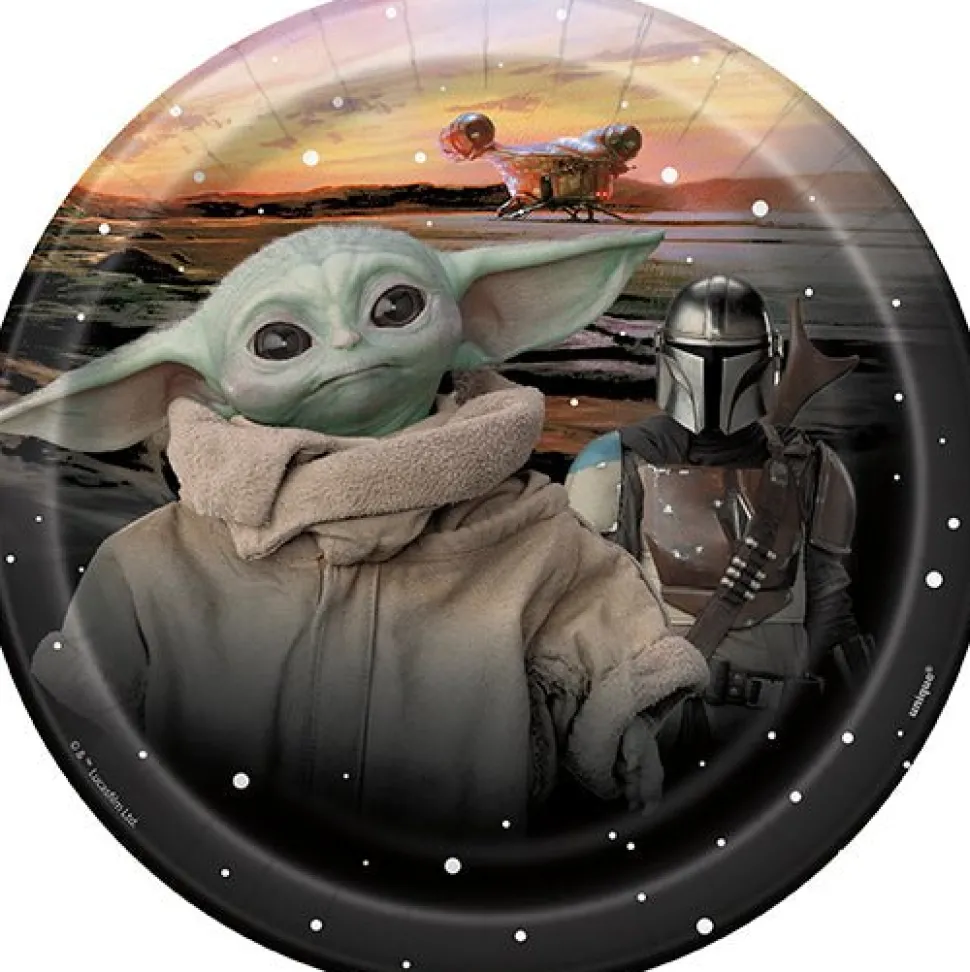 Mandalorian Paper Plates 7in | 8ct