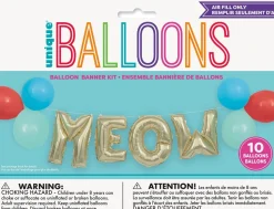 Meow Latex & Foil Letter Banner Kit | 1ct