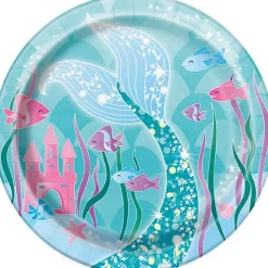 Mermaid Plate 7in | 8ct