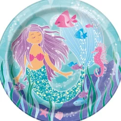 Mermaid Plate 9in | 8ct