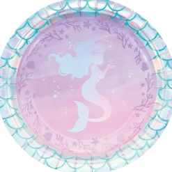 Mermaid Shine Paper Plates 7in | 8ct