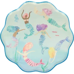 Mermaids Swimming Plates | 8ct