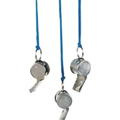 Metal Sports Whistles | 12ct