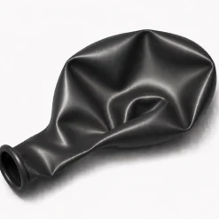 Metallic Black, 11" Latex Single Balloon | Does Not Include Helium