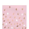 Metallic Blush Birthday Lunch Napkins 6.5in | 16ct
