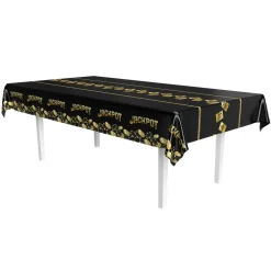 Metallic Casino Tablecover | 1ct