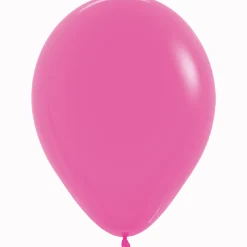 Metallic Fuchsia Latex Balloon w/ Helium & Hi-Float, 11" | 1 ct