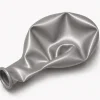 Metallic Silver, 11" Latex Single Balloon | Does Not Include Helium