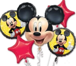 Mickey Mouse Balloon Bouquet | 5 pcs