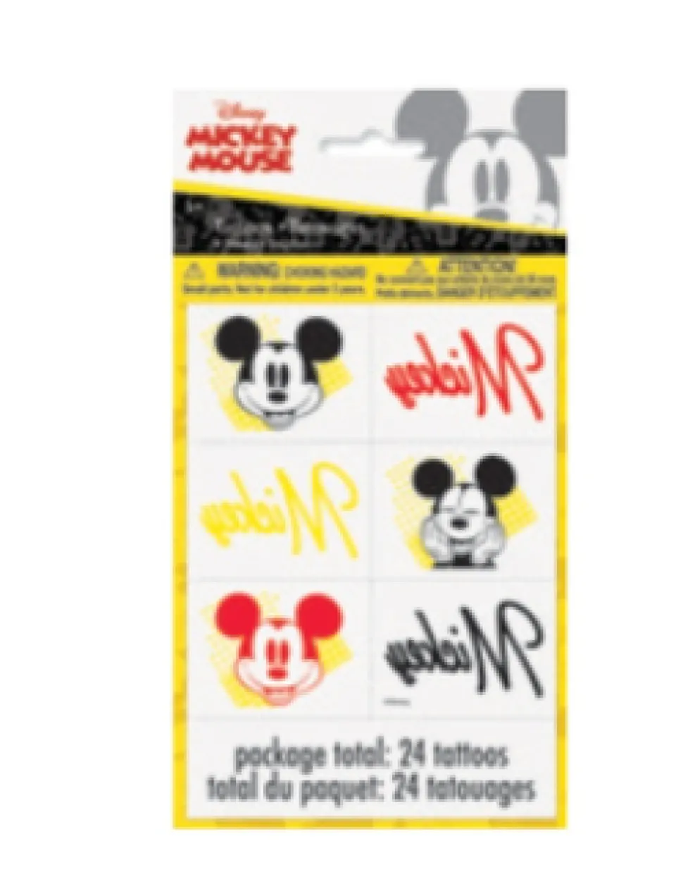 Mickey Mouse Temporary Tattoos | 24ct
