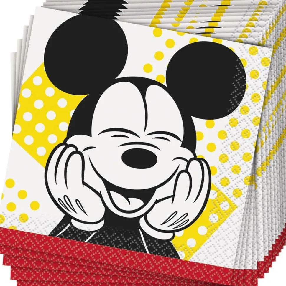 Mickey Mouse Beverage Napkins | 16ct