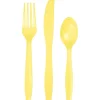 Mimosa Yellow Cutlery Assortment | 24ct