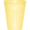 Mimosa Yellow Plastic Cups 16oz | 20ct