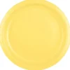 Mimosa Yellow Round Paper Plates 10" | 24ct