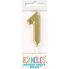 Mini Gold Number 1 Candle | 1ct
