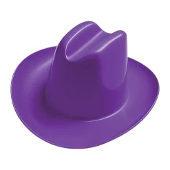 Miniature Plastic Cowboy Hats - Purple | 3ct
