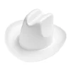 Miniature Plastic Cowboy Hats - White | 3ct