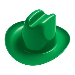 Miniature Plastic Cowboy Hats - Green | 3ct