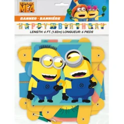 Minions Happy Birthday Banner 6' | 1ct
