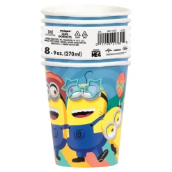 Minions Paper Cups 9oz | 8ct