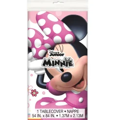 Minnie Mouse plastic tablecover 54"x84" | 1ct