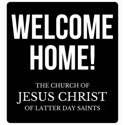 Missionary Welcome Home Banner 24"x 26" | 1 ct