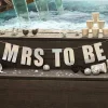 Mrs To Be Iridescent Letter Banner | 1ct