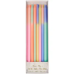 Multi Color Block Candles | 16ct