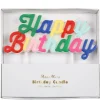Multicolor Happy Birthday Candle | 1ct