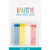 Multi-color Spiral Candles | 24ct