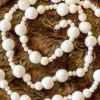 Multicolor Creams Pompom Garland 6ft | 1ct