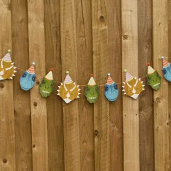 Multicolor Dinosaur Party Garland | 1ct