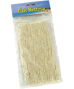 Natural White Fishing Netting, 12' | 1 ct