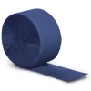 Navy Crepe Paper Streamer 81ft | 1ct