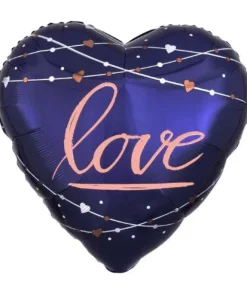 Navy Wedding Supershape Mylar Balloon 28" | 1 ct